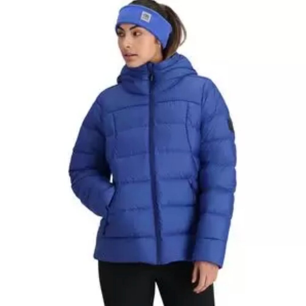 Outdoor Research Women's Coldfront Down Hooded Jacket Galaxy XS